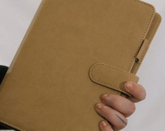 Custom A5 Binder 6 Ring Binder Planner Cover A5 Notebook Cover Refillable Planner A5 Binders 2025 Planner PU Leather Organizer Binder Cover
