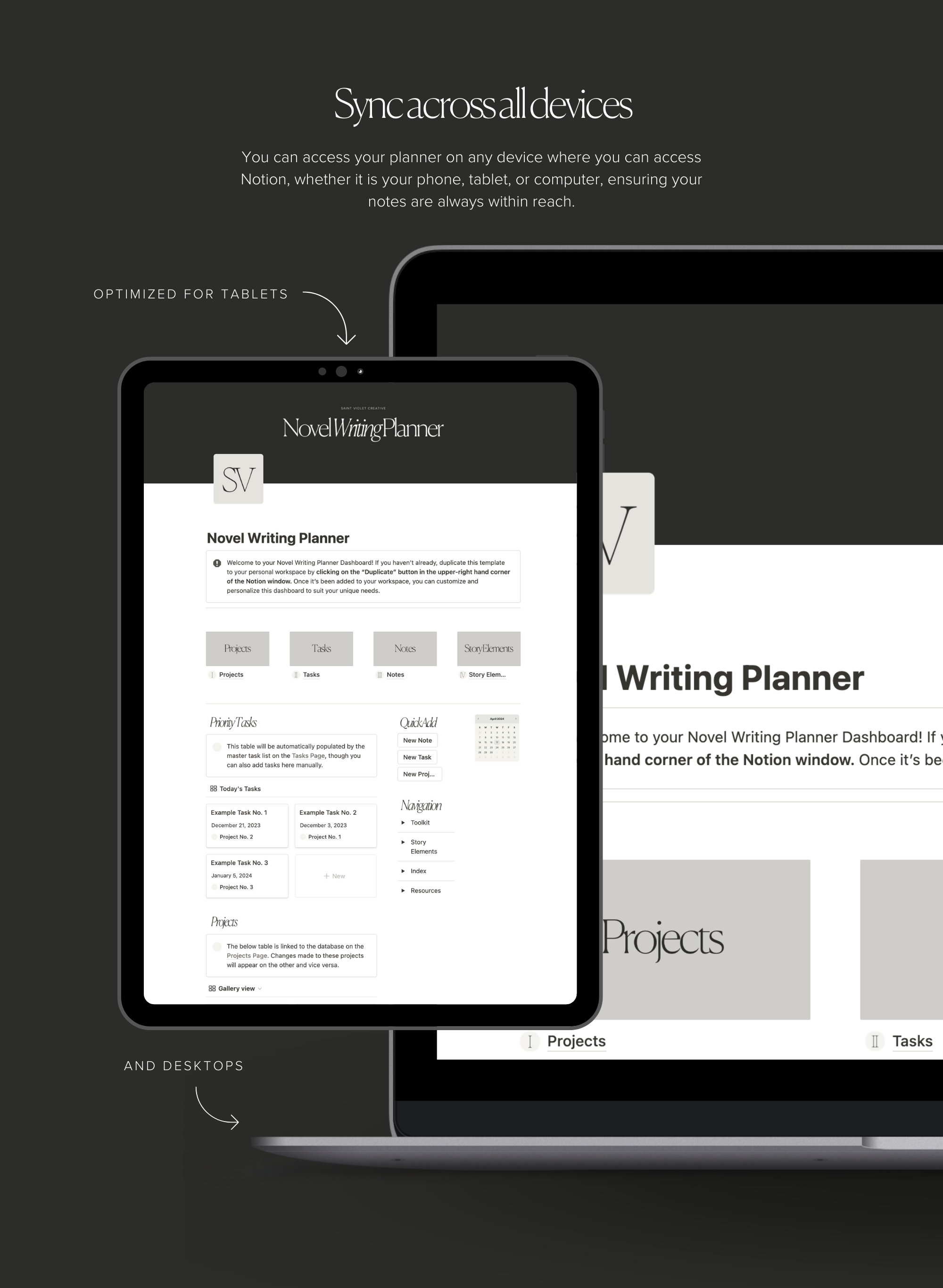 Novel Writing Notion Planner Notion Template for Authors Writers Novel ...
