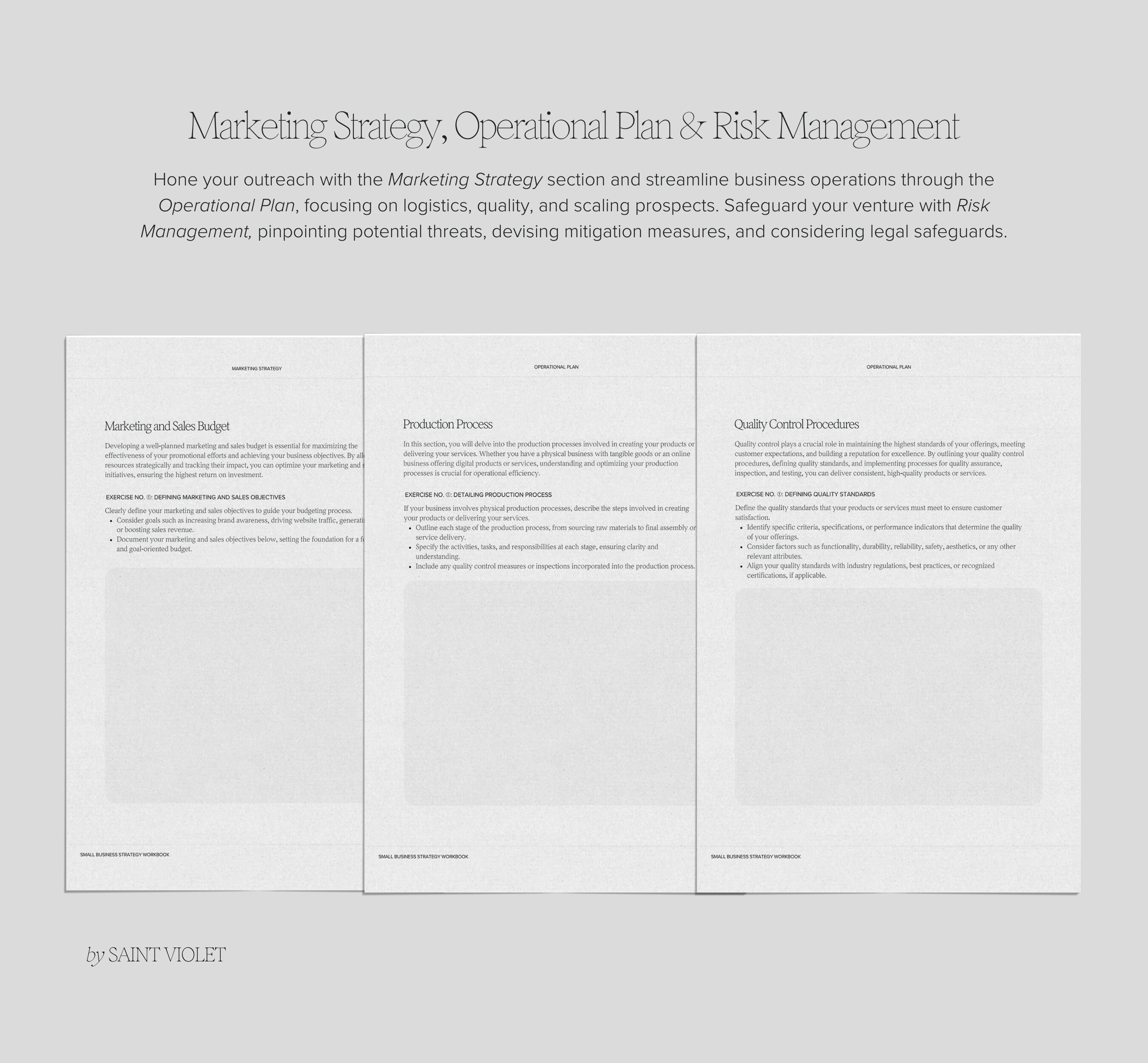 FREE PRINTABLE BUSINESS PLAN TEMPLATE PDF visual data 4