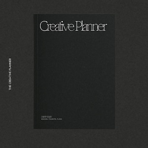 Creative Project Planner for Artists and Designers Undated Planner Notebook Project Management Planner Art Journal Organization Craft Book