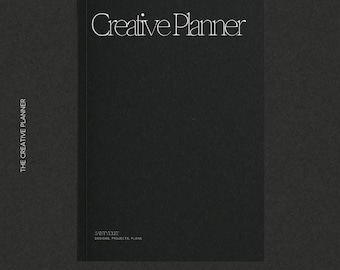 Creative Project Planner for Artists and Designers Undated Planner Notebook Project Management Planner Art Journal Organization Craft Book