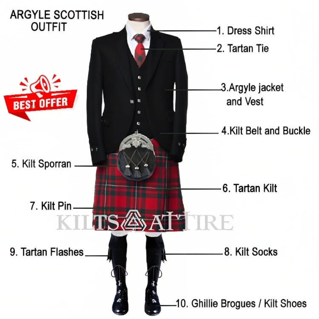 Las mejores ofertas en Scottish Kilt ropa para hombres