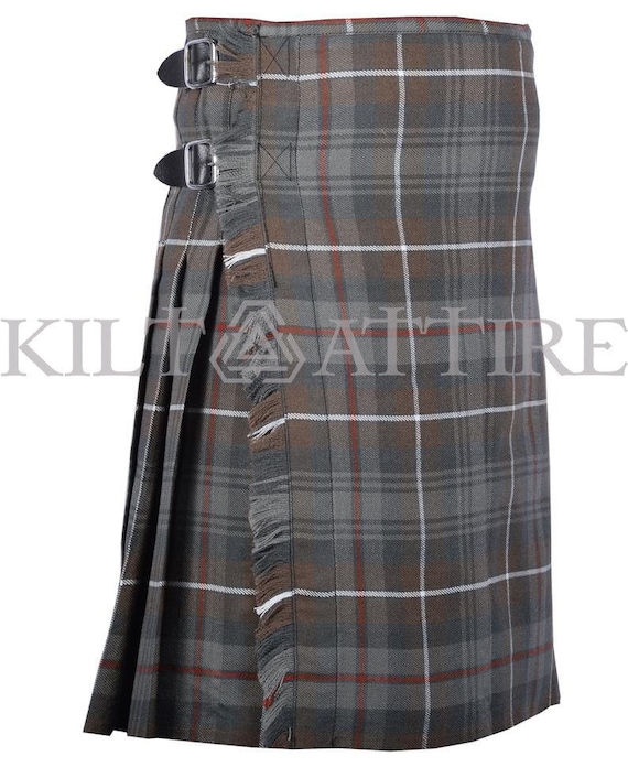 Kilt Scozzese Uomo 4.7 Metri - Tartan Vari, Taglie Vita 76-117 Cm, Per Addio Al Celibato Ed Eventi Formali