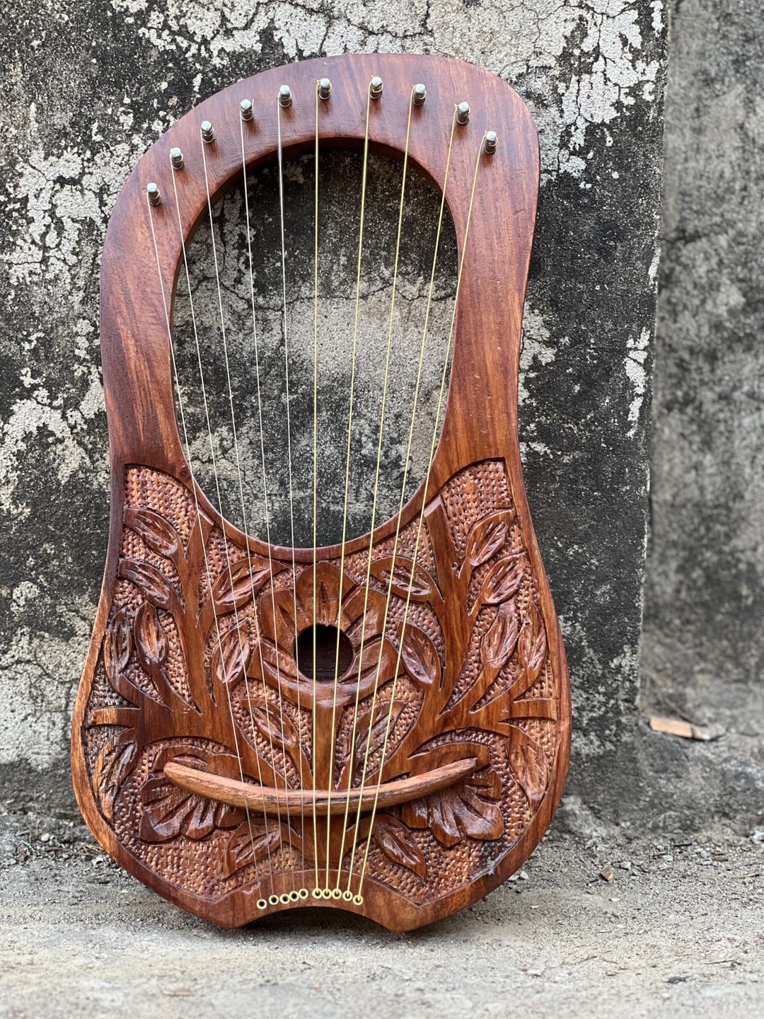 木製 10弦 ライアーハープ Amazon.co.jp: SANGKA ライアー ハープ 木製ライアーハープ 10弦 金属