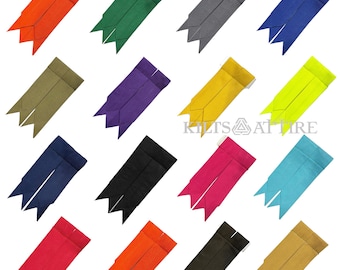 Cotton kilt Flashes Scottish Men's Socks Flashes Available in 17 Colors