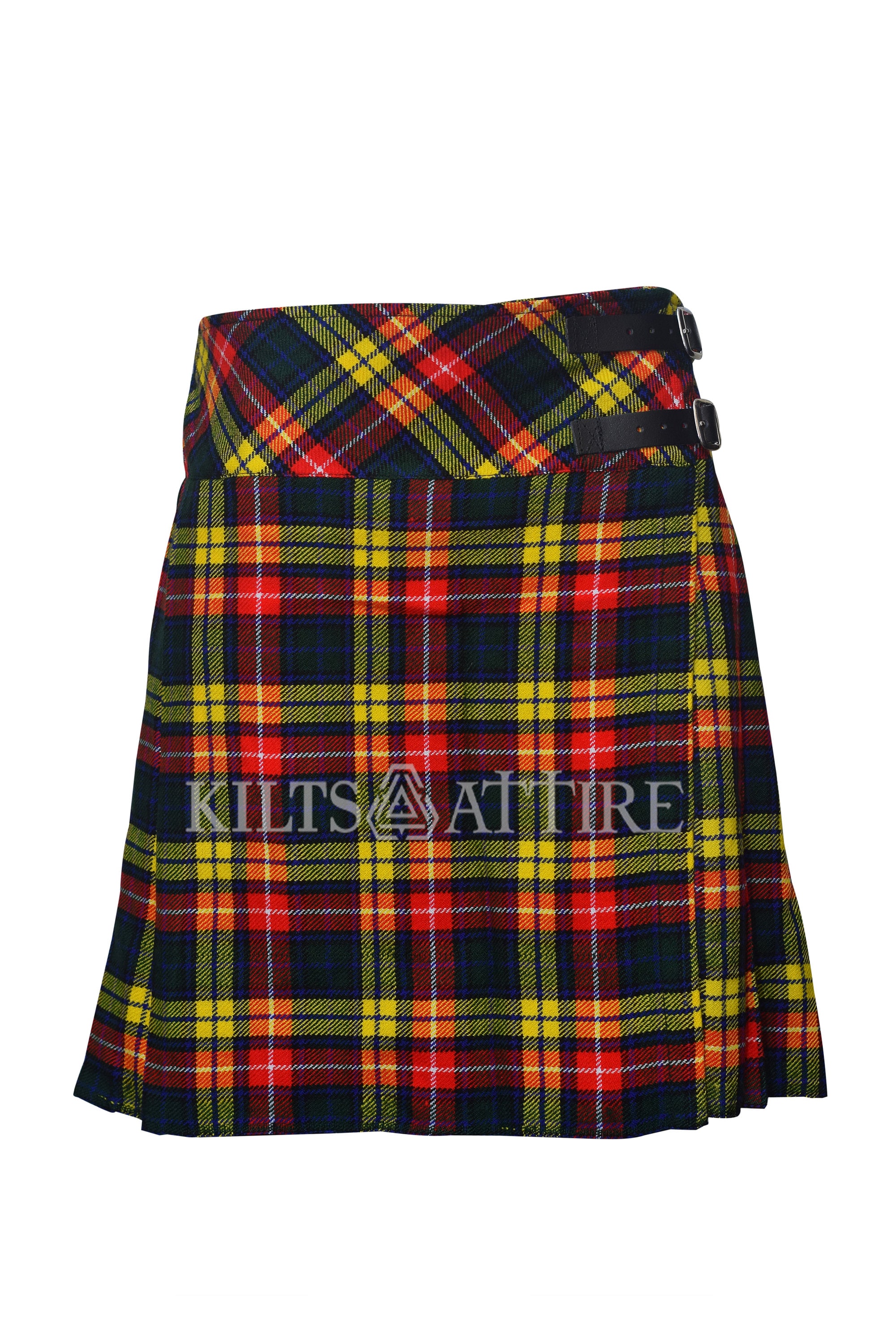 Ladies Knee Length Kilt Skirt Back Pleated Skirt 20