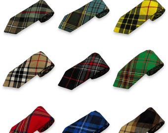 Scottish Tartan Tie Formal Tie For Wedding Available in 45+ Tartans