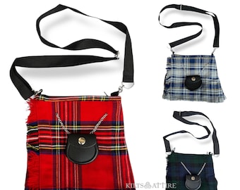 Ladies Shoulder Tartan Bag Women Casual Tartan Hand Bag | Available in 50+ Tartans