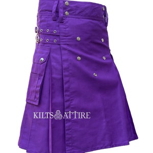 Men&#39;s Wedding Utility Kilt Deluxe Fashion Scottish Hybrid Kilt In Different Available Colors