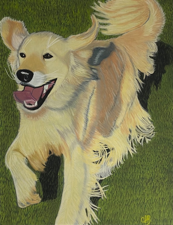 11”x14” Custom Pet Portrait in Soft Pastel