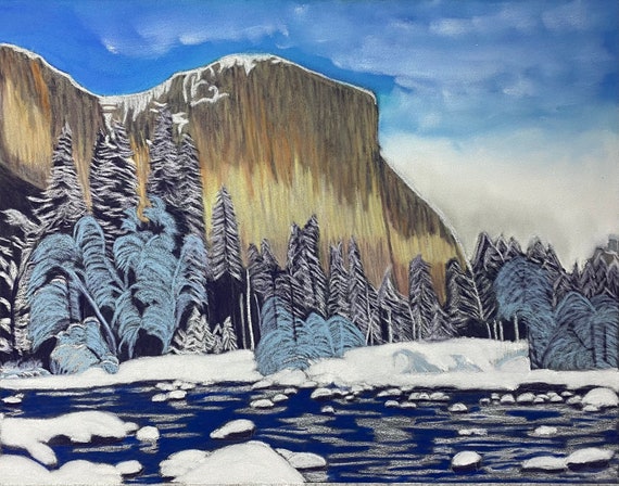El Capitan in Winter, Yosemite Valley, California
