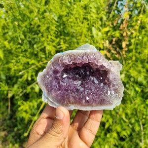 Natural Amethyst Cluster | Amethyst Stone | Amethyst Geode | Amethyst Mineral Geode | Crystal Cave | Gift For Her | Display Piece