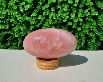 High Quality Natural Rose Quartz Handpolished Egg |Lingam| Rose Quartz| Hand Crafted Gemstone|Weight 1360Gram|Height 139MM Approximately