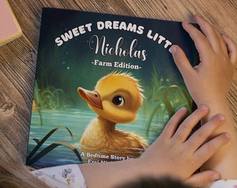 Personalized Children&#39;s Book, Custom Name Book, Baby Gift, Bedtime Story, Bedtime Book, Christening Gift, Baptism Gift, Baby Birthday Gift