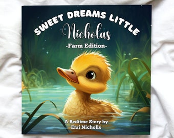Personalized Children&#39;s Book, Custom Name Book, Baby Gift, Bedtime Story, Bedtime Book, Christening Gift, Baptism Gift, Baby Birthday Gift