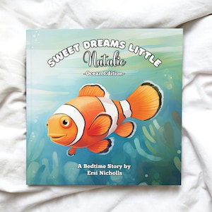 Personalized Children&#39;s Book, Custom Name Book, Baby Gift, Bedtime Story, Newborn Gift, Christening Gift, Baptism Gift, Baby Birthday Gift