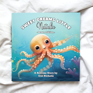 Personalized Children&#39;s Book, Custom Name Book, Baby Gift, Bedtime Story, Newborn Gift, Christening Gift, Baptism Gift, Baby Birthday Gift