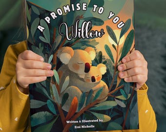 Livre pour enfants personnalisé, histoire avec noms personnalisés, cadeau de baby shower, livre de promesses