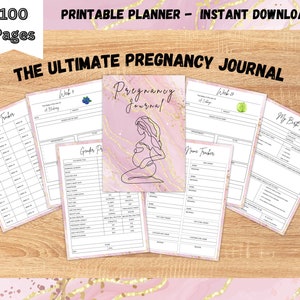 The Ultimate Pregnancy Journal, Printable Pregnancy Journal, Pregnancy Planner, Expecting Mom Kit, Pregnancy Memory Book, Bump to Baby, PDF