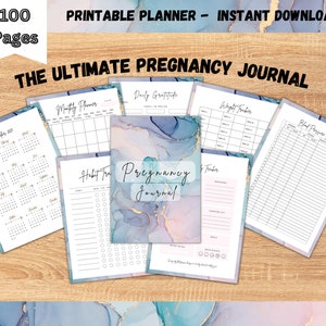 The Ultimate Pregnancy Journal, Printable Pregnancy Journal, Pregnancy Planner, Expecting Mom Kit, Pregnancy Memory Book, Bump to Baby, PDF