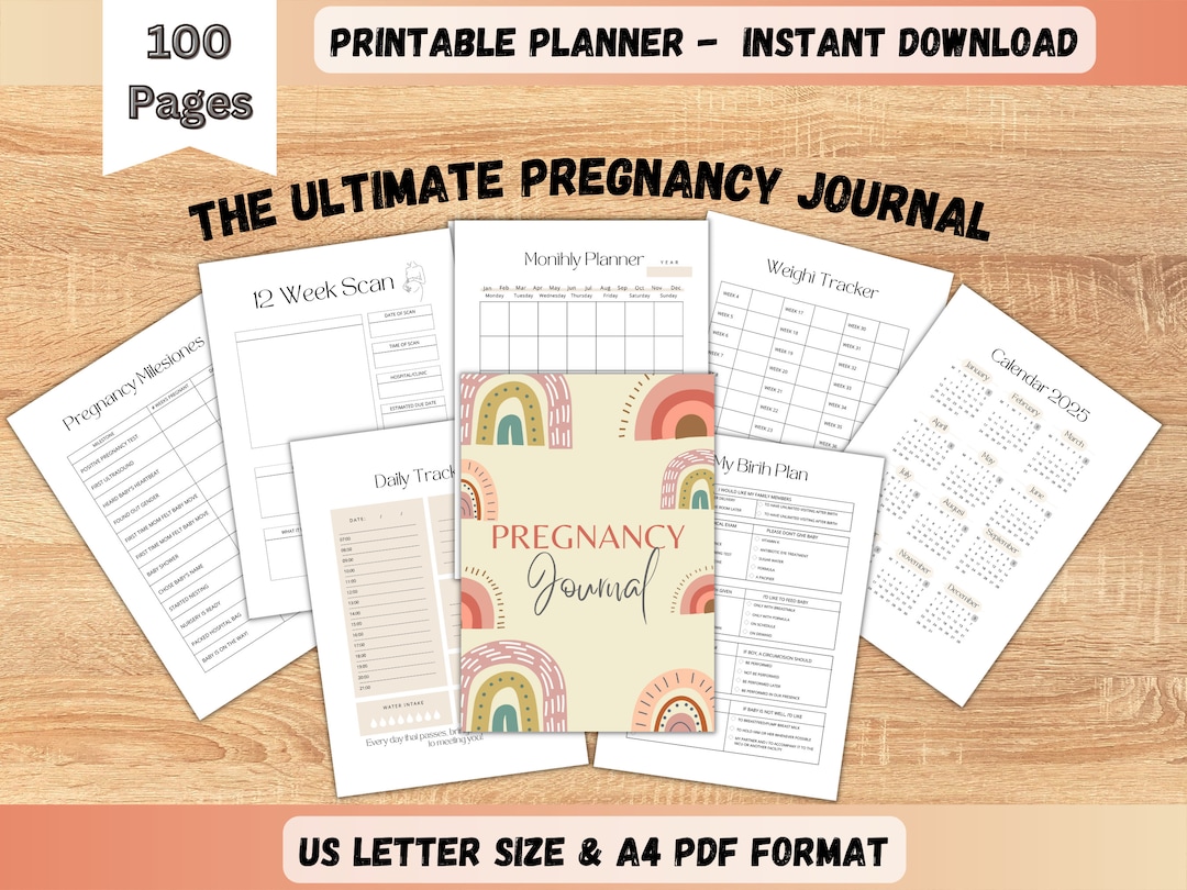 The Ultimate Pregnancy Journal Printable Pregnancy Journal - Etsy