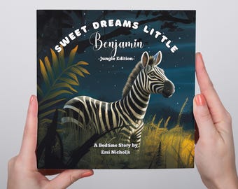 Personalized Children's Book, Custom Name Book, Baby Gift, Bedtime Story, Bedtime Book, Christening Gift, Baptism Gift, Baby Birthday Gift