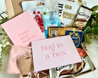 Hug in a box | Self care box | Pick me up | Letterbox gift | Get well soon | Pamper box | Care package for her | Anxiety Mental health gift