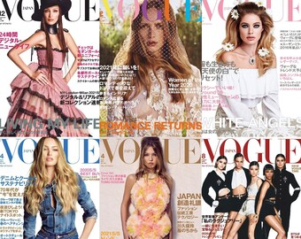 48 x Vogue Japan Fashion Magazines - PDF Digital Downloads - American fashion lifestyle beauty culture living runway modelling
