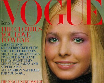 Vogue UK Magazine - October 1970 - PDF Digital Download