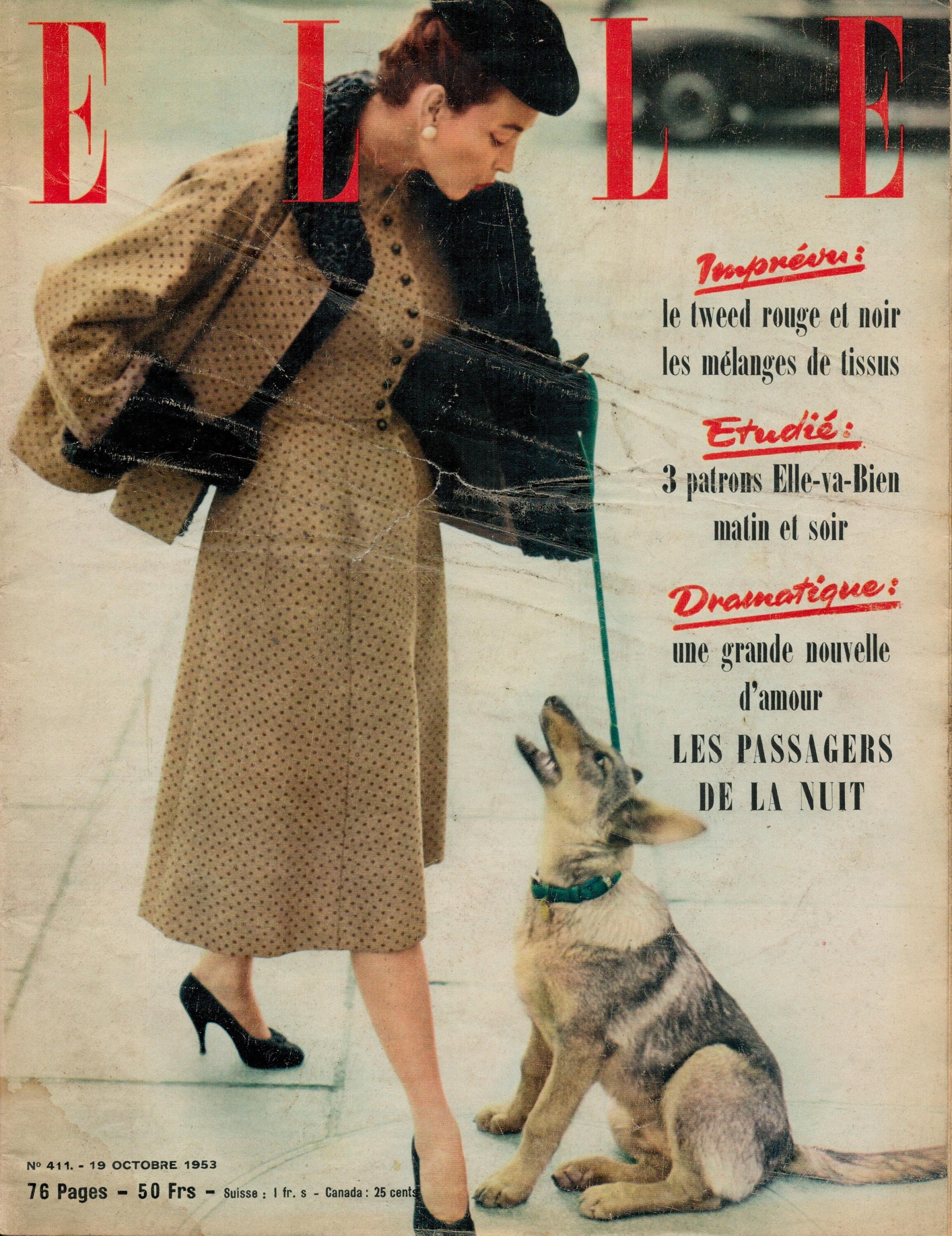 ヴィンテージ雑誌 ELLE 1953年(フランス) | www.gwspirits.co