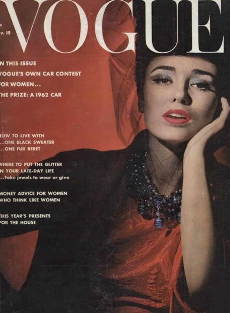 Vogue Magazine 15th November 1961 PDF Digital Download Etsy