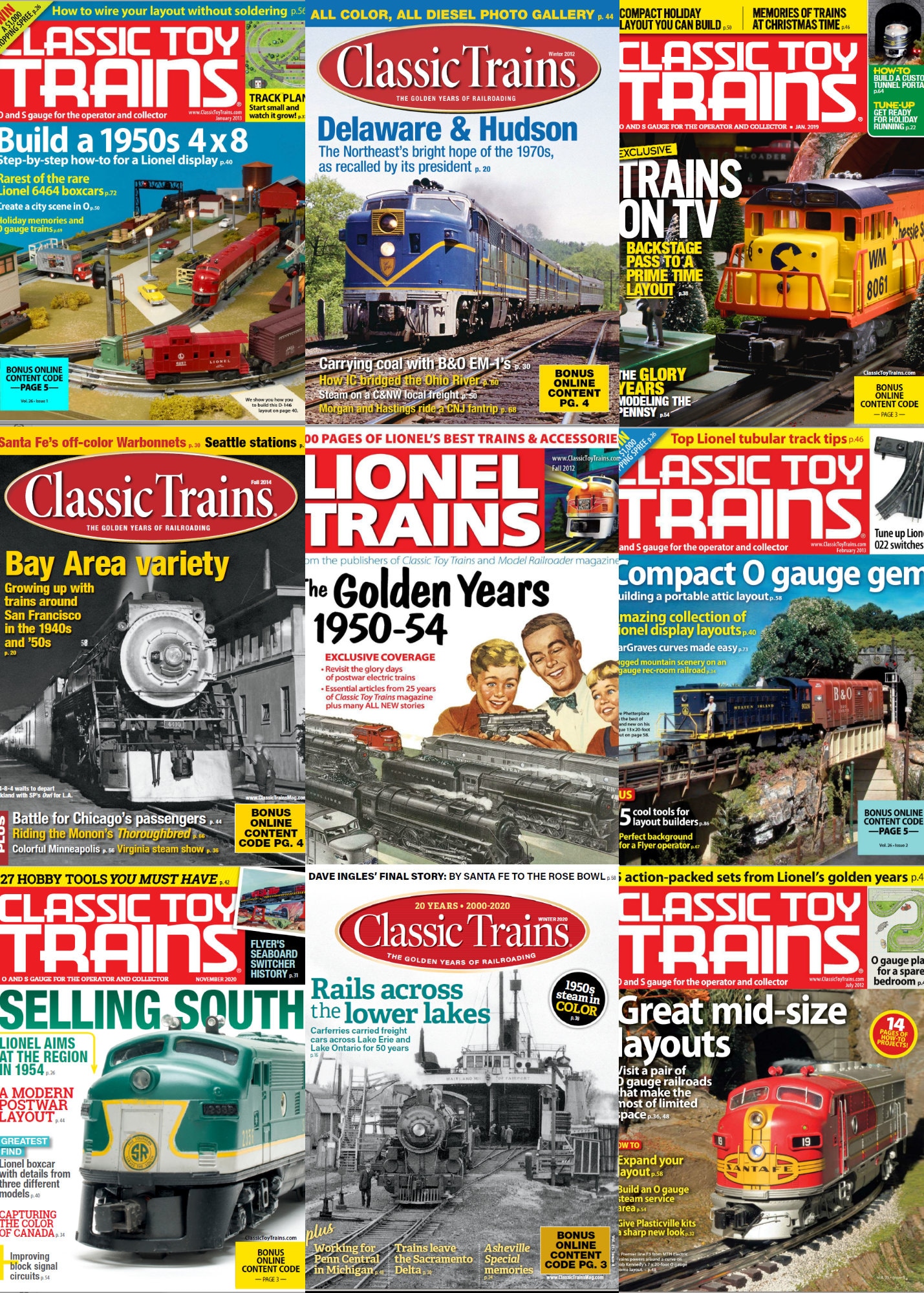 100 Classic Trains and Classic Toy Trains Magazines PDF Etsy
