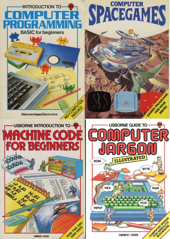 4 X Usborne Computer and Coding Books for Kids Retro Series PDF Digital  Download Books From Usborne Hayes Books 1980s - Etsy Israel