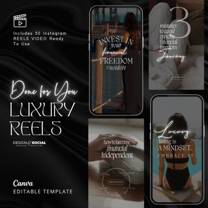 Vol 2 | Instagram Video Reels | Coaching Video Reels | Marketing Instagram | Canva Template