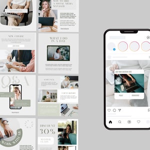 Social Media Manager Instagram Templates Marketing Templates Instagram ...