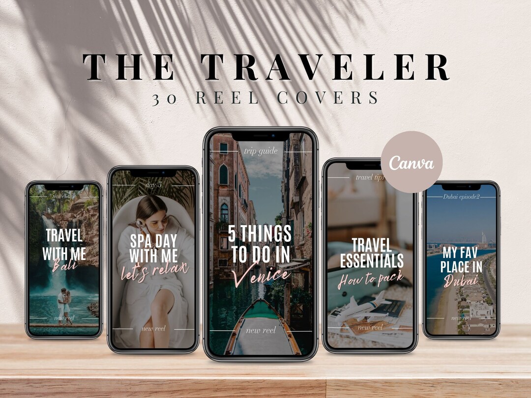 30 Instagram Reel Templates Travel Reel Covers Reel Cover Template