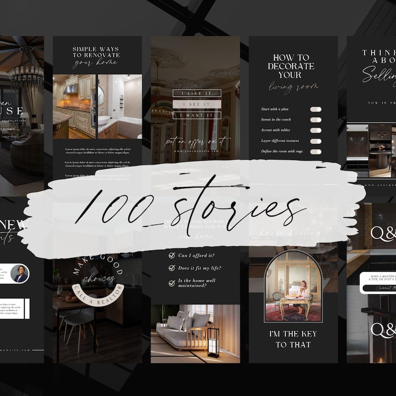 May include: A collage of images with tips for home renovation and real estate. The images include a kitchen, a bathroom, a living room, and a bedroom. The text includes phrases like "Simple Ways to Renovate Your Home", "How to Decorate Your Living Room", and "Make Good Choices, Call a Realtor".