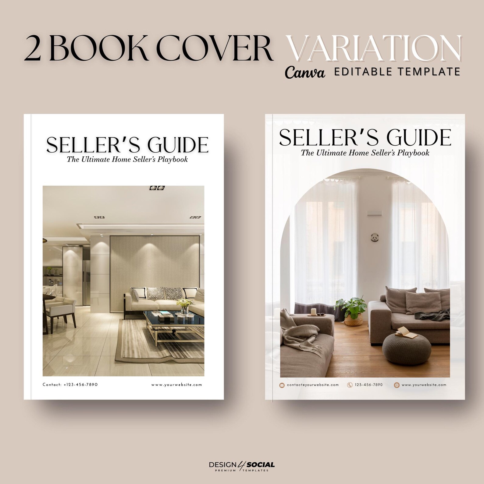 Seller Setting Page Example 25 Page Real Estate Seller Guide Canva Template – Editable Listing ...