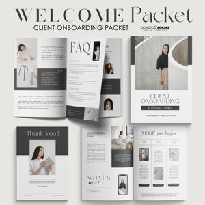 Client Welcome Packet | Onboarding Template | New Client Welcome Guide | Virtual Assistant | Starter Kit