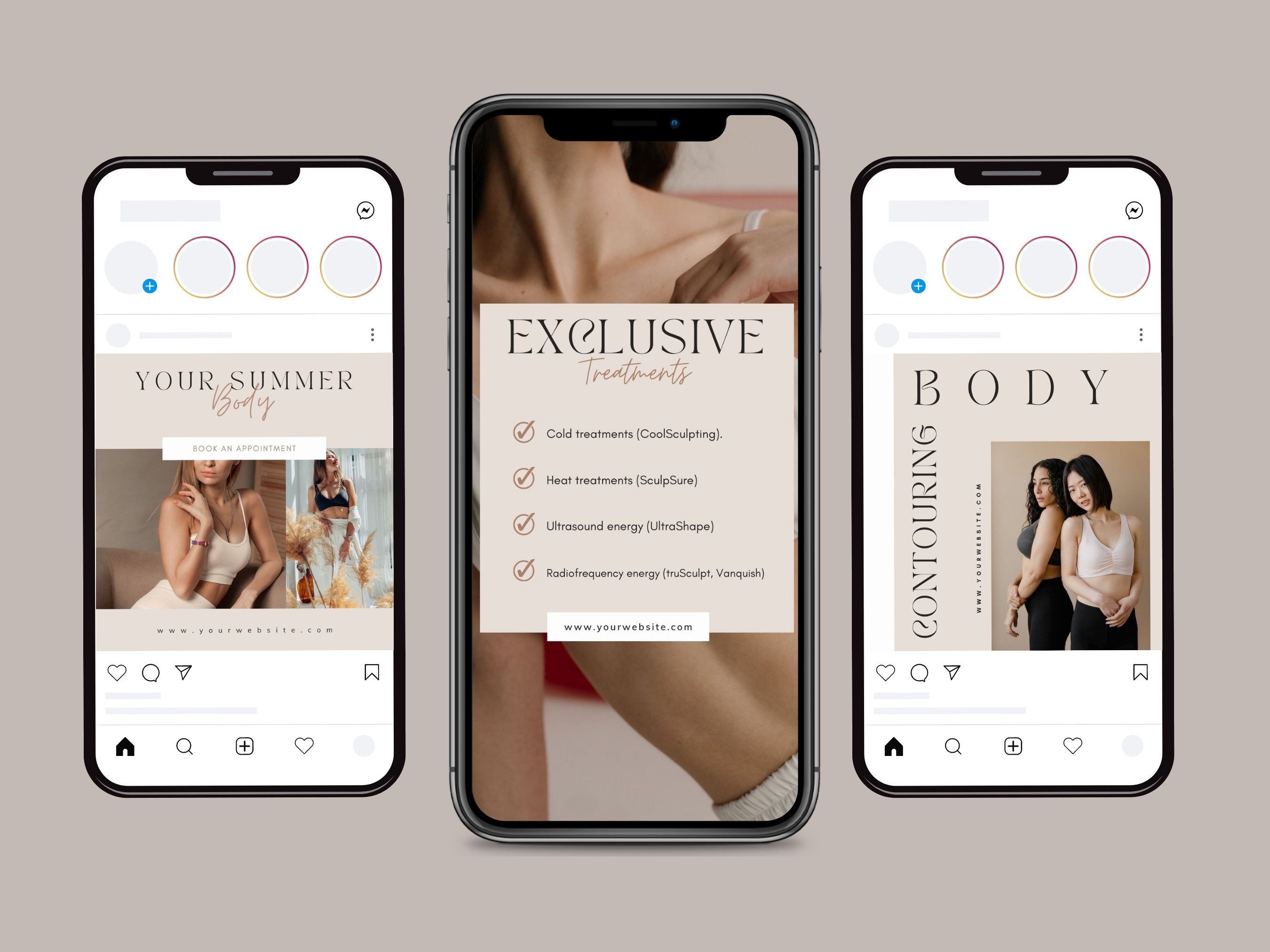 200 Body Contouring Instagram Templates Esthetician - Etsy Australia