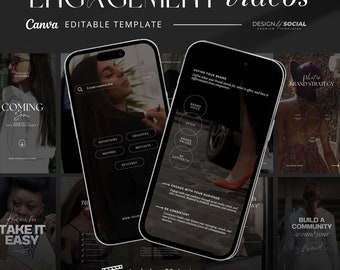 Vol 1 | Instagram Video Reels | Coaching Video Reels | Marketing Instagram | Canva Template