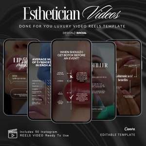Vol 2 | Skincare Instagram Video Templates | Esthetician Instagram Template | Dermatologist Templates | Skincare Social Media