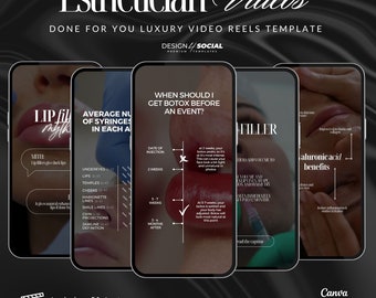 Vol 2 | Skincare Instagram Video Templates | Esthetician Instagram Template | Dermatologist Templates | Skincare Social Media