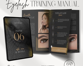 Editable Eyelash Extensions Training Manual, Eyelash Training, Lash Class, Lash Instructor, Classic Hybrid and Volume, Instant Access