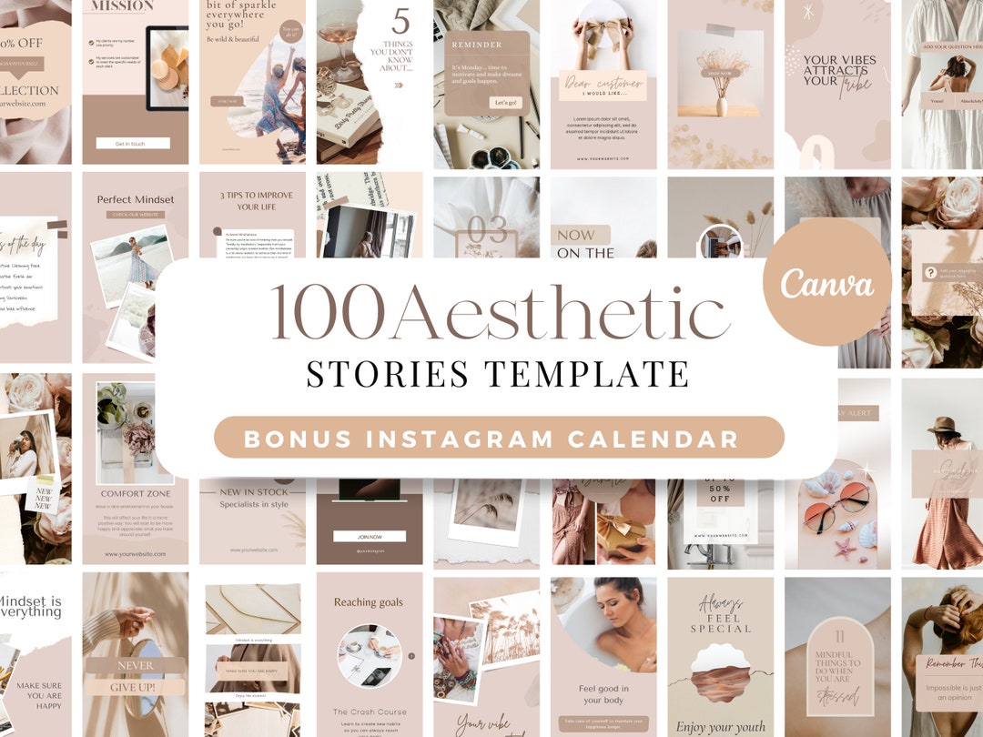 100 Instagram Story Template Canva | Engagement Booster Canva Template ...