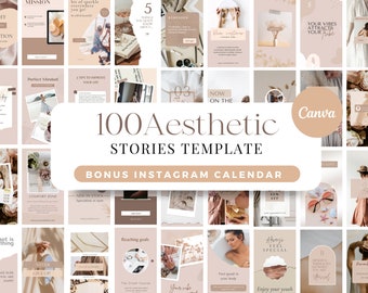 100 Instagram Story Template Canva | Engagement Booster Canva Template | IG Story Templates