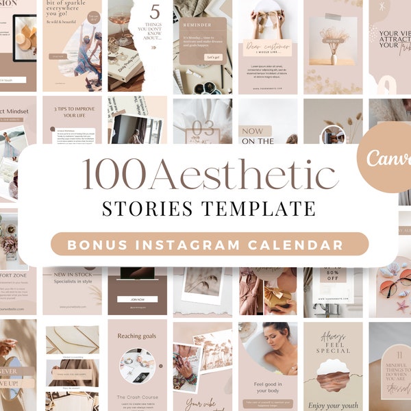 100 Instagram Story Template Canva | Engagement Booster Canva Template | IG Story Templates