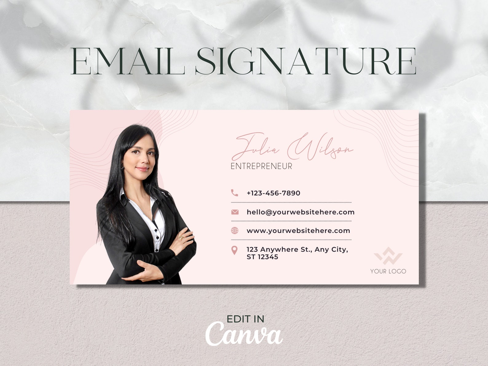 Email Signature Template Canva Email Signature Template - Etsy