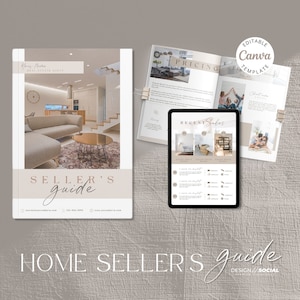 Home Seller Guide Template: Sell Your Home Like a Pro - 14 Pages - Canva Template | Real Estate Template