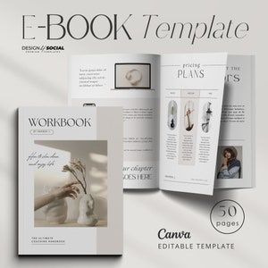 Ebook Template | Lead Magnet | Course Creator Template |  Coaching Guide Book Canva Template